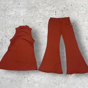 Anthropologie En Elly Lounge Wear Pajama Set Size Medium